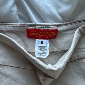 Krazy Larry Women's Cropped Pants - Tan